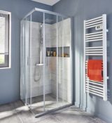 Accès d'angle droit "Onega" l. 90 cm en verre transparent - Cooke and Lewis - Brico Dépôt