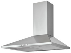 Hotte cheminée inox - L. 60 x H. 66,5 – 91 x P. 47,5 cm - Cooke and Lewis - Brico Dépôt