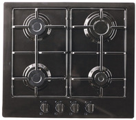 Plaque de cuisson gaz à 4 zones - L. 56 x P. 49 cm - Brico Dépôt