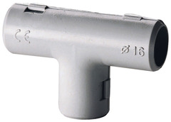 Lot de 10 tés pour conduits Ø 20 mm - Zenitech - Brico Dépôt