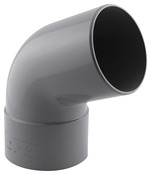 Coude PVC pour l'évacuation gravitaire des eaux usées et pluviales - 67 ° M/F Ø 100 mm - Fitt - Brico Dépôt