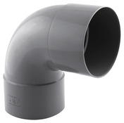 Coude PVC pour l'évacuation gravitaire des eaux usées et pluviales - 87 ° F/F Ø 100 mm - Fitt - Brico Dépôt