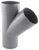 Y PVC - 45 ° M/F Ø 100 mm - Fitt - Brico Dépôt