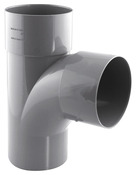 Té pied de biche PVC - 87 ° M/F Ø 100 mm - Fitt - Brico Dépôt