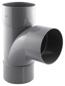 Té pied de biche PVC - 87 ° F/F Ø 100 mm - Fitt - Brico Dépôt