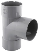 Té pied de biche PVC - 87 ° F/F Ø 80 mm - Fitt - Brico Dépôt