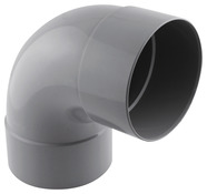 Coude PVC pour l'évacuation gravitaire des eaux usées et pluviales - 87 ° F/F Ø 125 mm - Fitt - Brico Dépôt