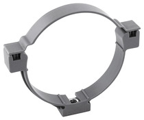 Lot de 2 colliers de fixation à bride en nylon Ø 80 mm - Fitt - Brico Dépôt