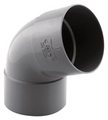 Coude PVC 67 ° F/F Ø 80 mm pour l'évacuation gravitaire des eaux usées et pluviales - Fitt - Brico Dépôt