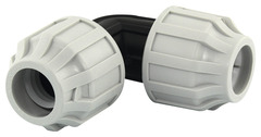 Coude 90 ° à compression en polyéthylène haute et basse densité Ø 25 mm - Fitt - Brico Dépôt