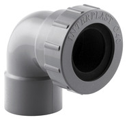 Coude à joint F/F en PVC - 87 ° Ø 40 mm - Fitt - Brico Dépôt