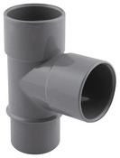 Té pied de biche PVC 87 ° M/F Ø 32 mm - Fitt - Brico Dépôt