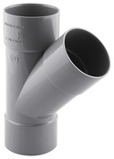 Y PVC - 45 ° F/F Ø 50 mm - Fitt - Brico Dépôt