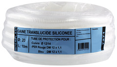 Gaine sanitaire translucide Ø 20 mm 10 m pour tube cuivre et PER - Fitt - Brico Dépôt