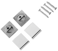 Lot de 4 fixations miroir carré - Cooke and Lewis - Brico Dépôt