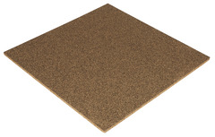 Lot de 4 plaques de liège + caoutchoucs - Diall - Brico Dépôt