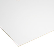 Panneau de fibre de bois laqué blanc - L. 122 x l. 61 cm x Ép. 3 mm - Brico Dépôt