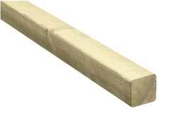 Poteau bois vert - H. 2,40 m section 7 x 7 cm - Marque BLOOMA - Brico Dépôt