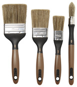 Lot de 4 pinceaux spécial lasure - Diall - Brico Dépôt