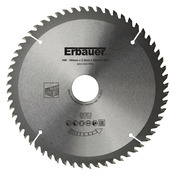 Lame de scie circulaire pour bois - Ø 184 mm x 30/20/16 fine 60D TCT - Erbauer - Brico Dépôt