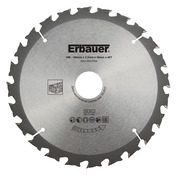 Lame de scie circulaire pour bois - Ø 184 mm x 30/20/16 moyenne 40D TCT - Erbauer - Brico Dépôt