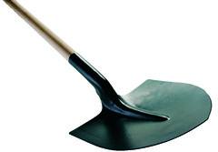 Pelle ronde avec manche en bois 29 cm - Brico Dépôt