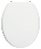 Abattant wc en bois moulé "Palmi" - Blanc - GoodHome - Brico Dépôt