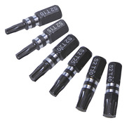 Lot 6 embouts TX de tournevis "Impact" - Erbauer - Brico Dépôt