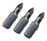 3 embouts de vissage en acier PZ1 25 mm - Brico Dépôt