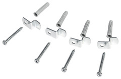 Kit fixation miroir 5 x 25 mm  - Diall - Brico Dépôt