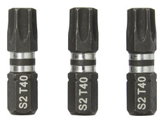 Embouts Impact Torx 40 25 mm 3 pcs - Erbauer - Brico Dépôt