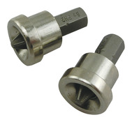 2 embouts plâtre en acier 50 mm pour travaux de vissage - Brico Dépôt