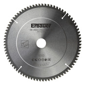 Lame de scie circulaire Ø254 x30/25/20/16 coupe propre - 80 dents - Erbauer - Brico Dépôt