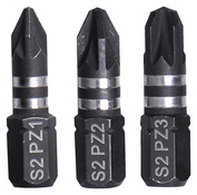 Erb embouts impact pz1/2/3 25mm 3pcs - Erbauer - Brico Dépôt