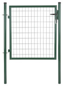 Portillon grillagé acier vert L. 1 x H. 1 m - Marque BLOOMA - Brico Dépôt