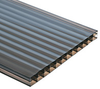 Plaque polycarbonate bronze 3 x 1m L: 300 cm. l: 100 cm. Ép : 16 mm - Brico Dépôt