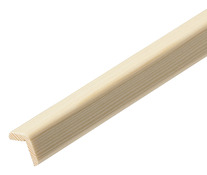 Baguette d'angle en pin 2,40 m - section 20 x 20 mm - Brico Dépôt