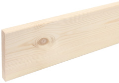 Planche rabotée 4 faces en sapin du nord section 119 x 18 mm L. 240 cm - Brico Dépôt