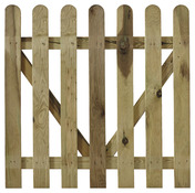 Portillon en bois pour pallissade "Mekong" - L. 1 m x H. 1 m - Marque BLOOMA - Brico Dépôt