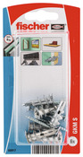 6 chevilles metal autoforeuses + vis - Fischer - Brico Dépôt