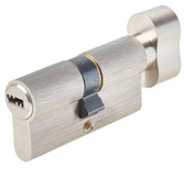Cylindre en nickel à bouton 30 x 30 mm - Assa Abloy - Brico Dépôt