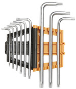 Jeu de 9 clés Torx en acier au chrome - MAGNUSSON - Brico Dépôt