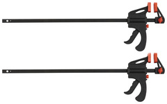 Lot de 2 serre-joints 250 x 35 mm - GR27 - Brico Dépôt