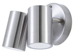 Applique LED  2 têtes chrome IP44 "Candiac" - Marque BLOOMA - Brico Dépôt