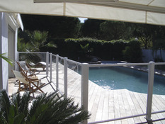 Kit poteau pour piscine "Horizon" - H. 1,25 m x section 8 x 8 cm - Brico Dépôt