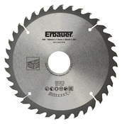 Lame de scie circulaire pour bois Ø 160 mm x 30/20/16 moyenne 36D TCT - Erbauer - Brico Dépôt