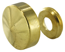 4 caches-vis coniques de marbrier en laiton Ø 16 mm - Handix - Brico Dépôt