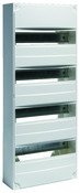 Tableau électrique nu 4 rangées 52 modules IP30 H. 600 mm l. 250 mm Prof. 97 mm - Siemens - Brico Dépôt