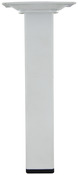 Pied carré en acier blanc H. 150 mm - Handix - Brico Dépôt