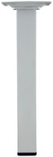 Pied carré en acier blanc pour lit, meuble, table basse H. 250 mm - Handix - Brico Dépôt